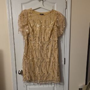 SHEIN CURVE SEQUINS DRESS